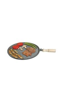Griddle Pan for Pancake Crepe Meat 36 cm Grey
