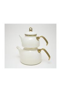 Enameled Turkish Teapot Set