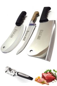 3-Piece Set of Surmene Knives- One Chef’s Knife, Two Cleaver  