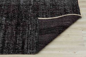 Vintage Hand Woven Rug - 225x143 - Black Area Rugs
