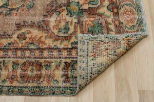 Vintage Hand Woven Rug - 264x159 - Colorful Area Rugs, Wool Decorative Area Rugs