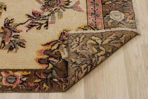 Vintage Hand Woven Rug - 281x154 - Colorful Area Rugs, Wool Decorative Area Rugs
