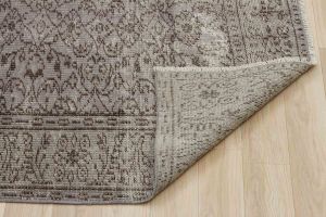 Vintage Hand Woven Rug - 284x169 - Grey Area Rugs, Wool Decorative Area Rugs