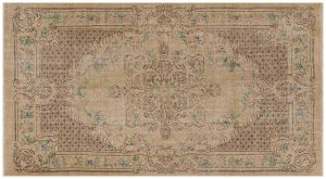 Vintage Hand Woven Rug - 260x147 – Mink Area Rugs