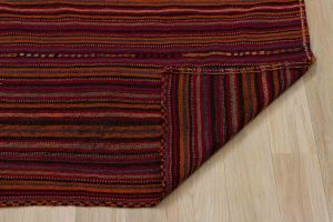 Vintage Hand Woven Rug - 259x153 – Red Area Rugs