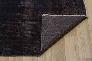 Vintage Hand Woven Rug - 400x298 - Black Area Rugs, Wool Decorative Area Rugs