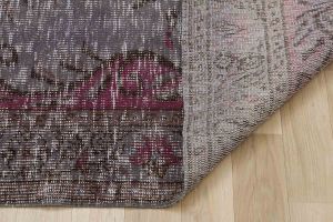 Vintage Hand Woven Rug - 264x153 - Purple Area Rugs, Wool Decorative Area Rugs
