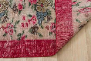 Vintage Hand Woven Rug - 283x173 - Colorful Area Rugs, Wool Decorative Area Rugs