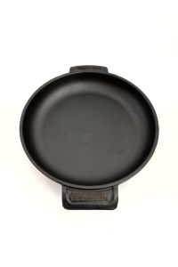 Black Organic Real Cast Iron Pan 26 cm