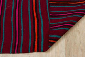 Vintage Hand Woven Rug - 275x150 - Colorful Area Rugs, Wool Decorative Area Rugs