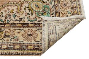 Vintage Hand Woven Rug - 270x170 - Colorful Area Rugs, Wool Decorative Area Rugs