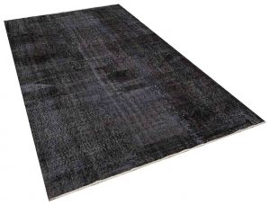 Vintage Hand Woven Rug - 277x173 - Grey Area Rugs, Wool Decorative Area Rugs