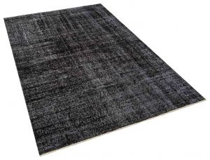 Vintage Hand Woven Rug - 225x143 - Grey Area Rugs, Wool Decorative Area Rugs