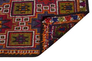 Classic Modern Vintage Tumbled Rug - 161 x 290 cm - Colorful Rugs & Carpets, Wool Rectangular Rugs