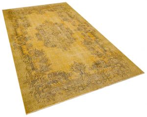 Special Vintage Tumbled Hand-Knotted Rug - 168 x 290 cm - Colorful Rugs & Carpets, Wool Rectangular Rugs