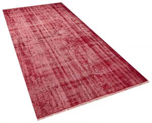 Real Hand-Knotted Tumbled Rug - 148 x 300 cm - Colorful Rugs & Carpets, Wool Rectangular Rugs 