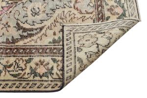 Vintage Hand-Knotted Rug with Unique Beauty - 168 x 285 cm - Colorful Rugs & Carpets, Wool Rectangular Rugs 