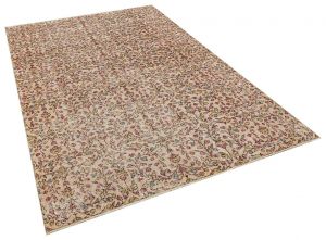 Special Vintage Tumbled Hand-Knotted Rug - 172 x 262 cm - Colorful Rugs & Carpets, Wool Rectangular Rugs 