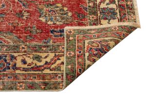 Vintage Rug with Unique Beauty - 146 x 251 cm - Colorful Rugs & Carpets, Wool Rectangular Rugs 