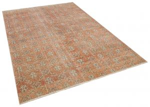 Classic Modern Vintage Tumbled Rug - 185 x 263 cm - Colorful Rugs & Carpets, Wool Rectangular Rugs 