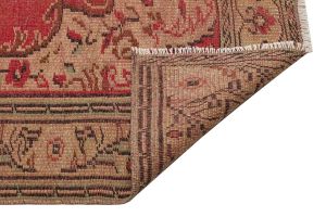 Vintage Tumbled Hand-Knotted Rug - 164 x 244 cm - Colorful Rugs & Carpets, Wool Rectangular Rugs 