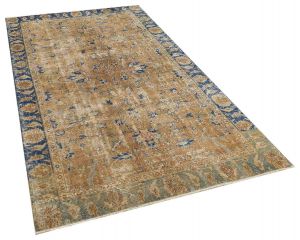 Classic Modern Vintage Tumbled Rug - 142 x 254 cm - Colorful Rugs & Carpets, Wool Rectangular Rugs 