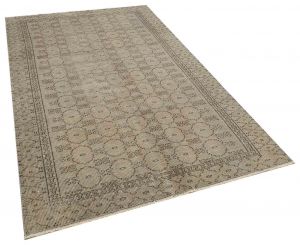 Classic Modern Vintage Tumbled Hand-Knotted Rug - 158 x 256 cm - Colorful Rugs & Carpets, Wool Rectangular Rugs 