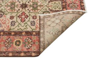 Special Vintage Tumbled Hand-Knotted Rug - 175 x 271 cm - Colorful Rugs & Carpets, Wool Rectangular Rugs 