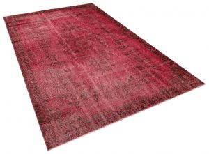 Special Vintage Tumbled Hand-Knotted Rug - 172 x 285 cm - Colorful Rugs & Carpets, Wool Rectangular Rugs 