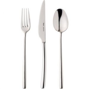 84 Piece Shiny Cutlery Set