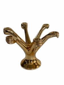 Hands Decorative Object - 34x25 - Gold - Polyester Decorative Objects