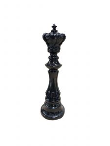 Chess King Decorative Object - 12x40 - Black Decorative Objects
