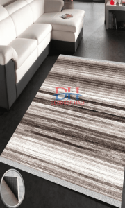 Deluxe Angora Striped Rug & Carpet Series