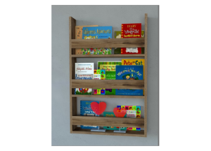 SANTA Wall Shelf - 10x60x92 - Wooden Bookcases