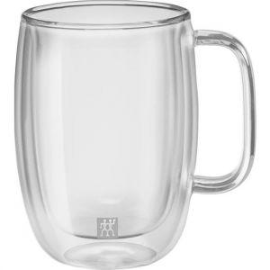 Glass Set of 2 with Handles 450 ML