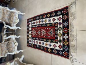 Timeless Handwoven Turkish Rug, Kilim Rug, Boho Kilim