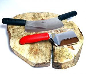 Surmene 2-Piece Cleaver Knife and Meat Pounder