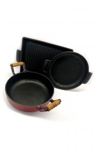 Cast Iron Cookware and Pan 3-piece Set