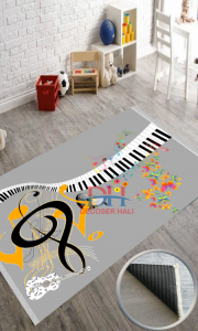 Piano Kids Room Rug