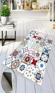 Sahra Ceramic Tiles Pattern Rug & Kilim Series 