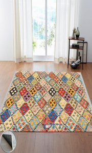 Thai Fabric Pattern Rug & Kilim Series 