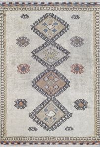 Bohemian Beige Washable Carpet 5