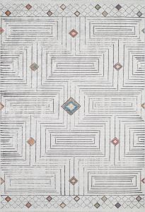 Bohemian Beige Washable Carpet 6