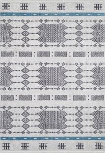Bohemian Grey Washable Carpet 6