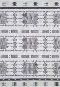 Bohemian Grey Washable Carpet 7