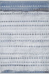 Bohemian Grey Washable Carpet 16