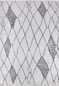 Lofto Bohemian Gray Washable Carpet
