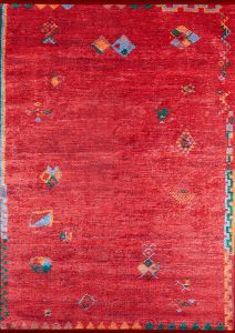 Lofto Ethnic Red Color Washable Carpet