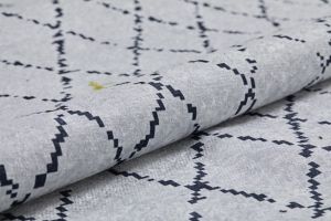 Lofto Bohemian Gray Color Washable Carpet