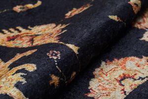 Lofto Classic Black Color Washable Carpet